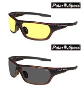 Combinatievoordeel Polar Specs® Polariserende Nachtbril + Polariserende Zonnebril Atmosphere PS9025 – Tortoise Brown – Polarized Black – Medium