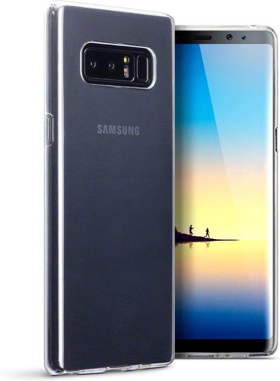 Subsidie leerling een andere Samsung Galaxy Note 8 Hoesje - Siliconen Back Cover - Transparant | bol.com