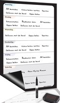 Brute Strength - Magnetisch Weekplanner whiteboard (24) - 33 x 20cm - Wisser - Planbord - Familieplanner  - Gezinsplanner - To Do Planner