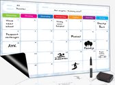 Brute Strength - Magnetisch Weekplanner whiteboard (25) - A3 - Planbord - Dagplanner kind  - To Do Planner kinderen
