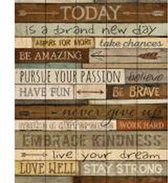 Pallet Wall decor Today is a brand new day
