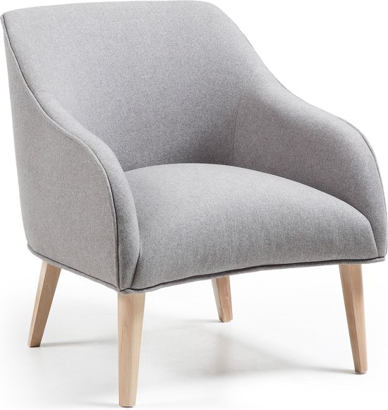 Kave Home - Fauteuil Bobly gris