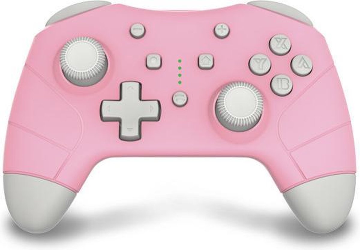 Under Control Draadloze Bluetooth Controller - Geschikt voor Nintendo Switch - Rumble - Roze