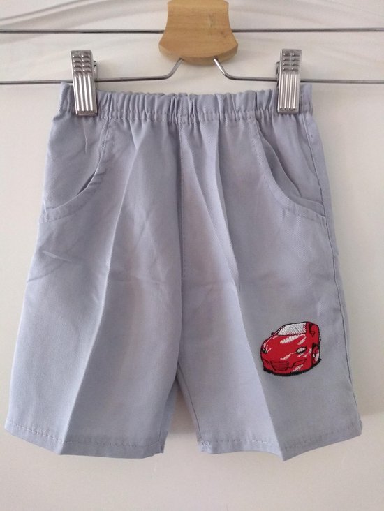 Short gris pour garçon Short gris pour garçon Coupe régulière Pantalon Taille 122/128