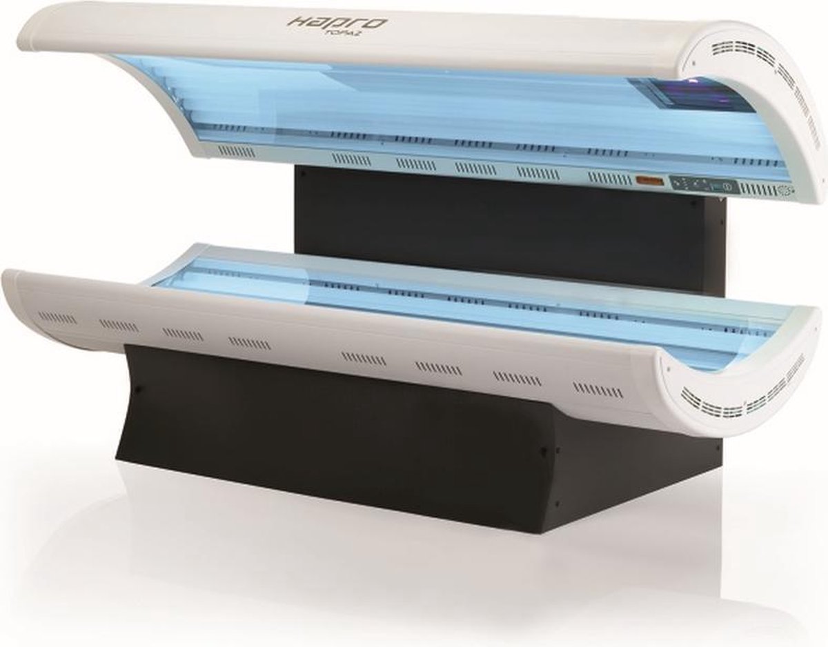 Hapro Topaz 24/1C Zonnebank - 1x 400w gezichtsbruiner - lichaamskoeler - 2 jaar garantie