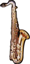 Acryl magneet saxofoon 9,5 cm