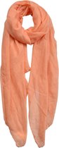 Melady Sjaal Dames Effen 80*180 cm Oranje Synthetisch Shawl Dames Sjaal