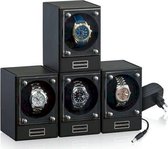 Designhütte - Watchwinder Piccolo 4er Set - zwart - 70005/78