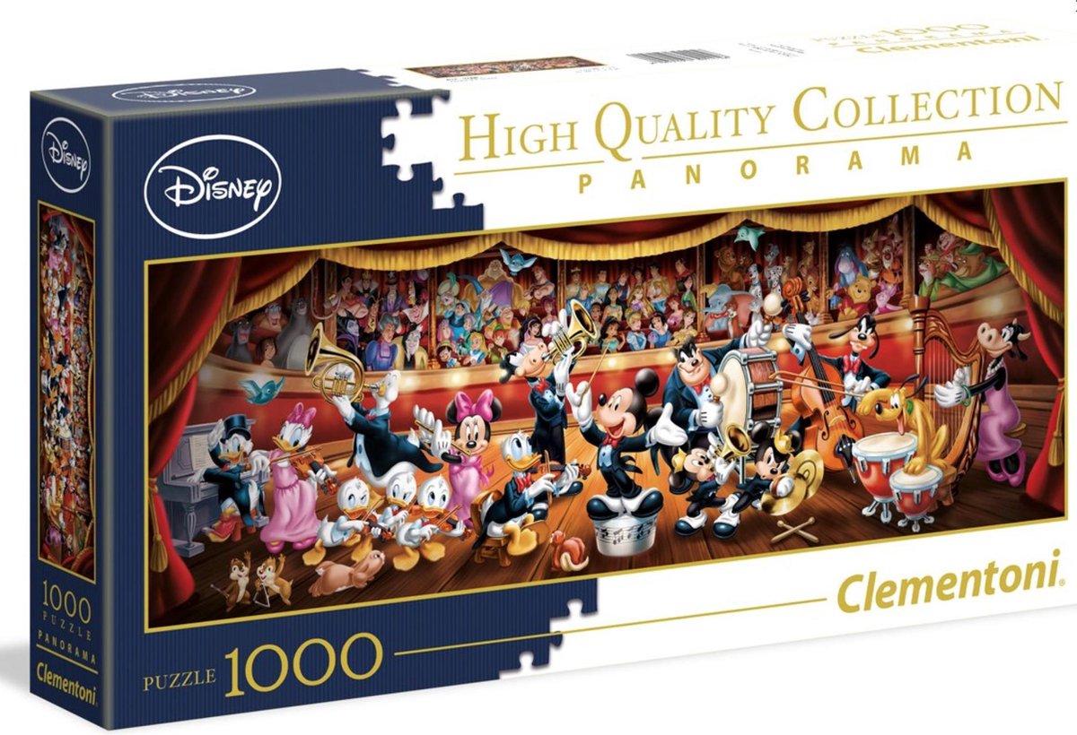 Clementoni - Puzzel 1000 Stukjes - Disney Orchestra - Puzzel Voor Volwassenen en Kinderen - 14-99 jaar — afbeelding 2