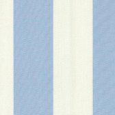 Acrisol Creta Celeste 1157 wit licht blauw gestreept stof per meter buitenstoffen, tuinkussens, palletkussens