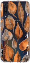 Casetastic Samsung Galaxy A50 (2019) Hoesje - Softcover Hoesje met Design - Cascading Leaves Print