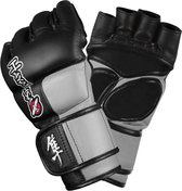 Hayabusa Tokushu MMA Handschoenen - 4 oz - zwart, grijs - maat XL
