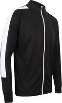 Senvi Sports Knitted Tracksuit Jacket - Zwart-Wit - XL