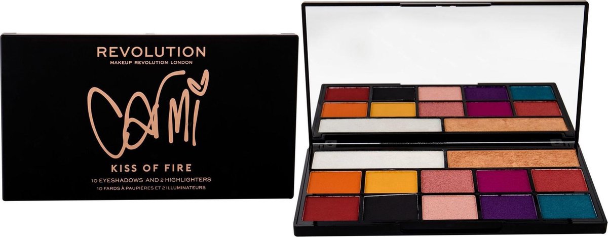 Makeup Revolution Carni Oogschaduw Palette - Kiss Of Fire