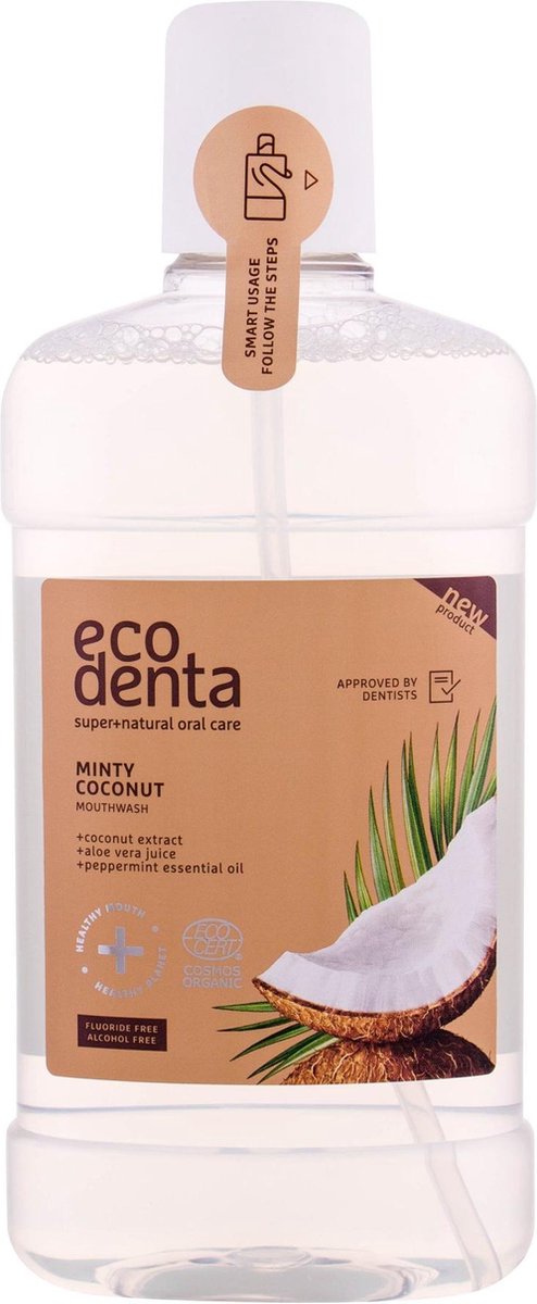 Goedkoopste Ecodenta Mondwater 500ml Coconut