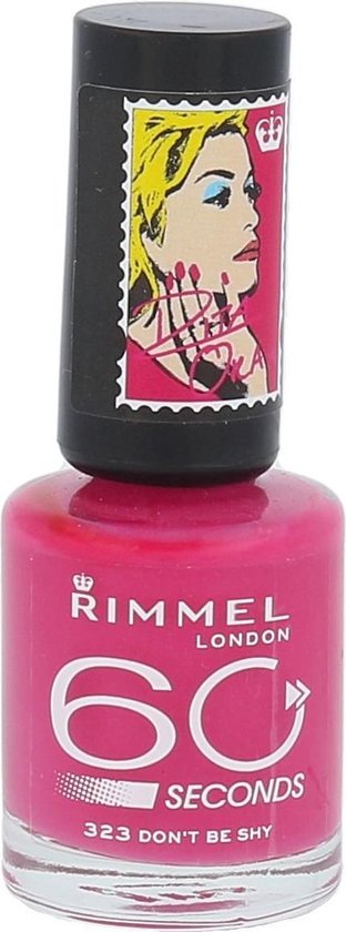 Rimmel London 60 Seconds Colour Rush by Rita Ora - 323 Fuchsia - Nagellak