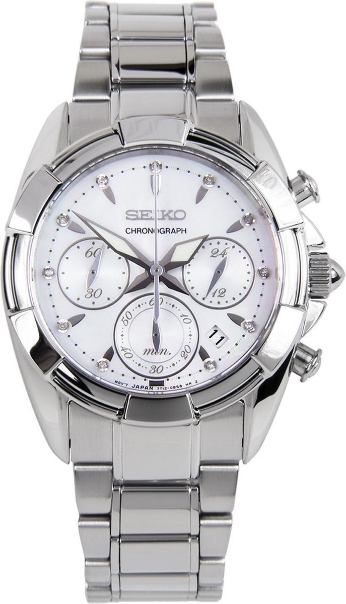 Seiko SRW807P1 horloge dames - zilver - bol.com