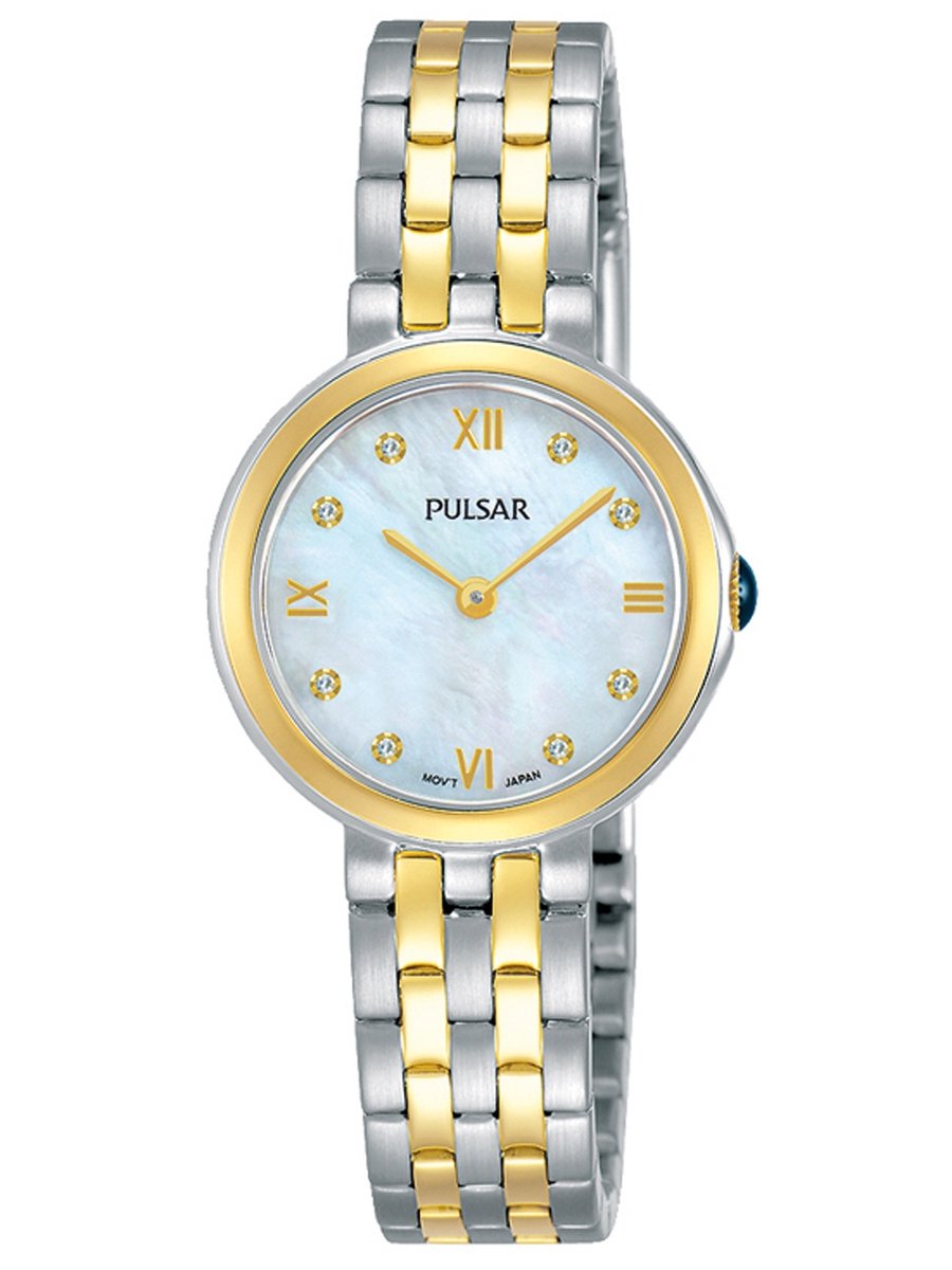 Pulsar PM2244X1 horloge dames - zilver en goud - edelstaal | bol