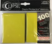 Ultra Pro Eclipse PRO-Matte Sleeves: Standaard Lemon Yellow (66x91mm) - 100 stuks