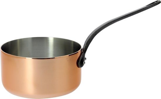 De Buyer Prima Matera Steelpan, Gietijzeren Handvat - Ø 16cm - 90% Koper - 10% Rvs