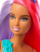 Barbie Dreamtopia Zeemeermin Roze en Paarse haren - Barbiepop