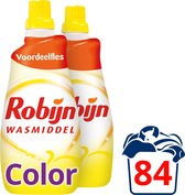 Robijn Zwitsal Geur Klein & Krachtig Vloeibaar - 84 wasbeurten - 2 x 1,47 l - Wasmiddel - Voordeelverpakking