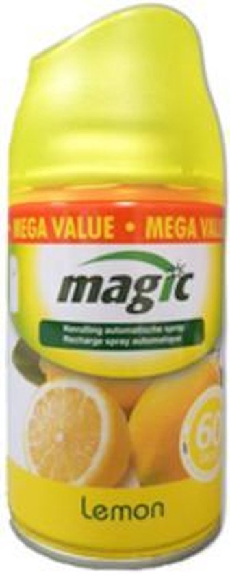 Magic, navulling automatische spray, Lemon, 300ml
