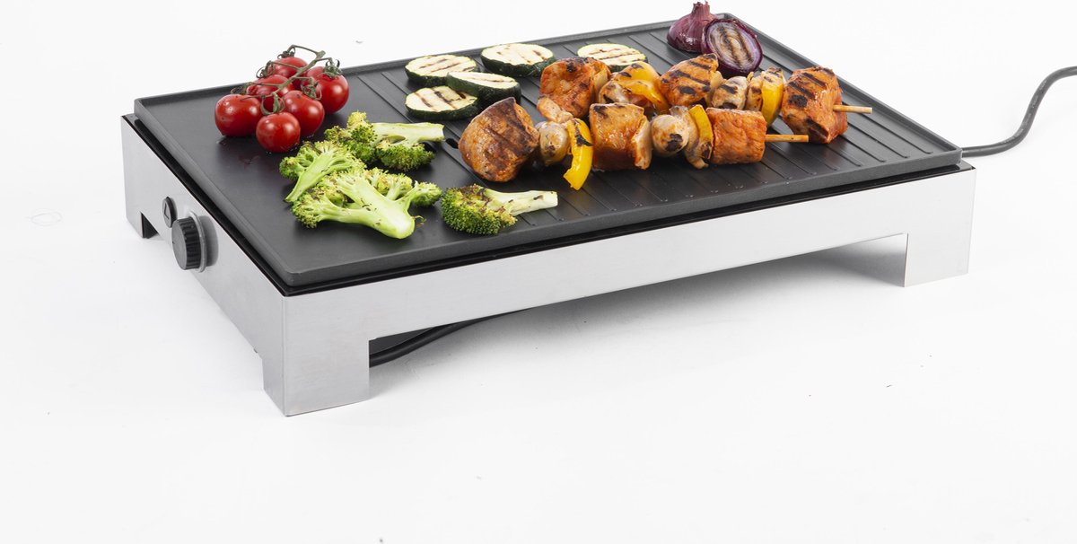 Fritel TG1475 Elektrische Tafelgrill RVS/Zwart