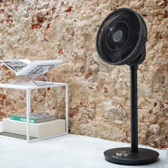 Whisper Flex Smart Ventilator Zwart - Fluisterstil - WiFi en App - 26 standen - Energiezuinig