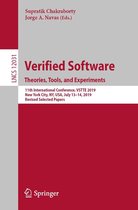 Lecture Notes in Computer Science 12031 - Verified Software. Theories, Tools, and Experiments