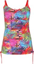 Paprika Tankini-top met tropische print