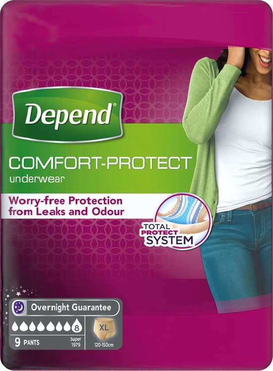 Depend® Pants voor Vrouwen Super XL x 6