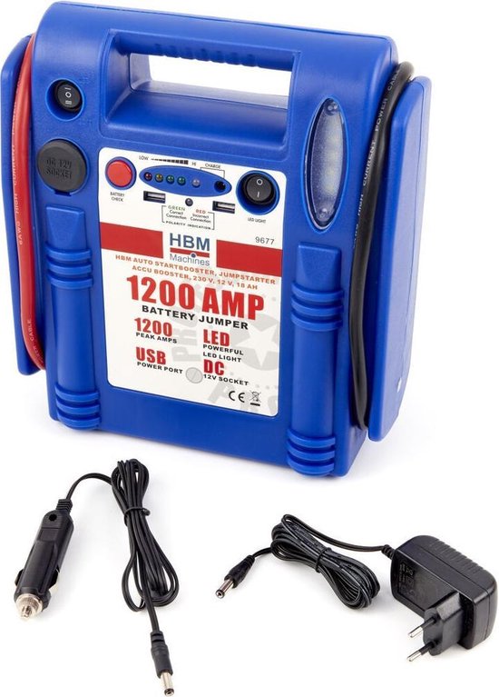  Booster Batterie Voiture 1800 Amp Démarreur de
