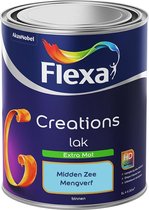 Flexa Creations - Lak Extra Mat - Mengkleur - Midden Zee - 1 liter