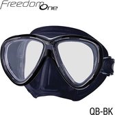 TUSA Snorkelmasker Duikbril Freedom One - M-211QB-BK - zwart/zwart
