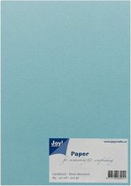 Joy! Crafts Papierset linnen structuur - licht blauw 8099/0245 A5 20 vel