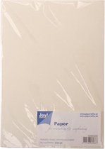 Joy! Crafts Papier Metallic linnenstructuur Creme 8099/0282 A5 - 24vel - 250gs