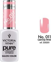 VICTORIA VYNN™ Gel Nagellak - Gel Polish - Pure Creamy Hybrid  - 8 ml - Gentle Pink  - 011 - Rose