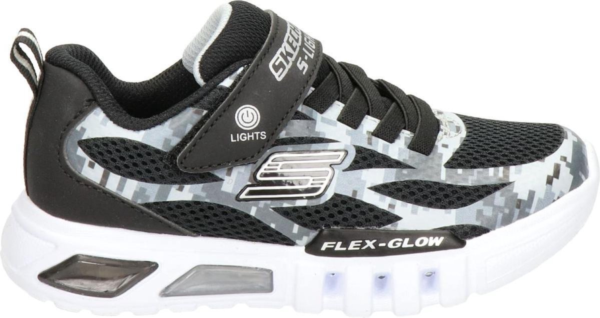 Skechers Flex-Glow jongens sneakers met lichtjes - Zwart - Maat 34 -  Uitneembare zool | bol.com