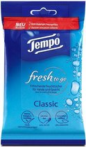Tempo Fresh To Go - Vochtige Hygiënische Doekjes - Voor Onderweg - Hygiëne to go - Handige schoonmaakdoekjes - Hygiëne