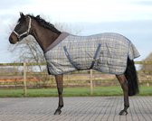 Staldeken QHP luxe met fleecekraag (300gr) Castlerock paardendeken - maat 125