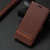 Étui de Luxe en cuir Samsung Galaxy A70 | Étui en cuir PU de haute qualité | Étui portefeuille en cuir | Porte-cartes | Porte-monnaie | Marron