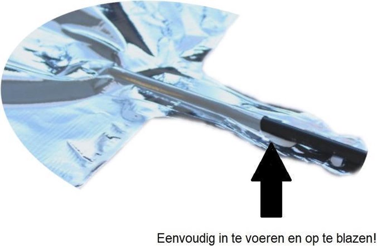 Folie Ballon Cijfer 18 Jaar Zilver 86Cm Verjaardag Folieballon Met Rietje — afbeelding 4