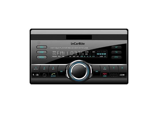 Ga op pad Gelach zaterdag inCarBite 2 Din auto radio & bluetooth carkit met mogelijkheid tot smart  phone... | bol.com