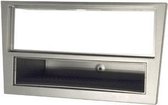 2-DIN frame met bakje Opel Agila CorsaMeriva zilvergrijs