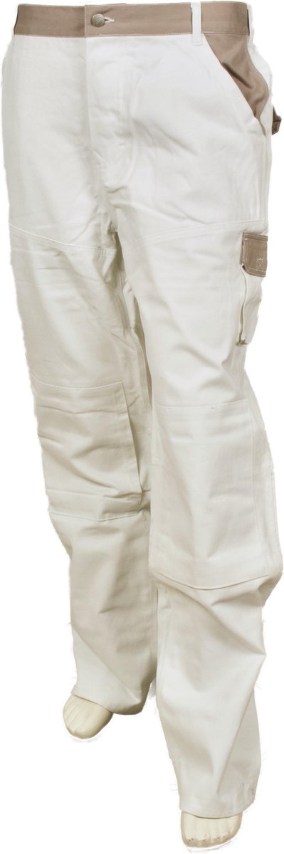 Pantalon de peintre long Pro-Star - Blanc / Gris, Taille 54 | bol.