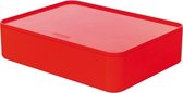 Smart-organiser Han Allison box met binnenschaal en deksel kersen rood, stapelbaar HA-1110-17