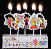 ProductGoods - 5 Verjaardagskaarsjes Dora | DoraenBoots | Verjaardag | Traktatie | Taart Decoratie | Kinderen | Vuurwerk taartversiering