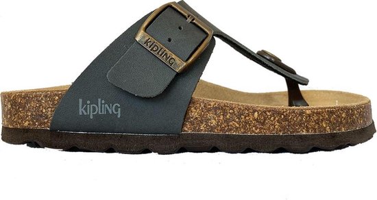 Grijze Kipling Slippers Juan 4 Dark Grey | bol.com
