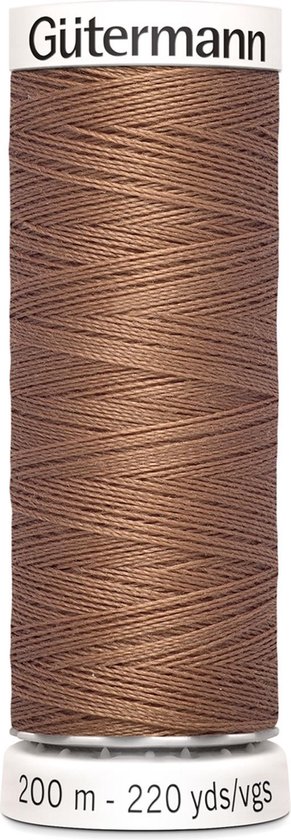Gütermann bruin polyester naaigaren 200m.